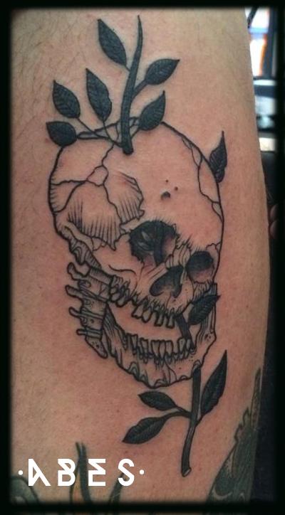 Tattoos - skull n olivo - 103706